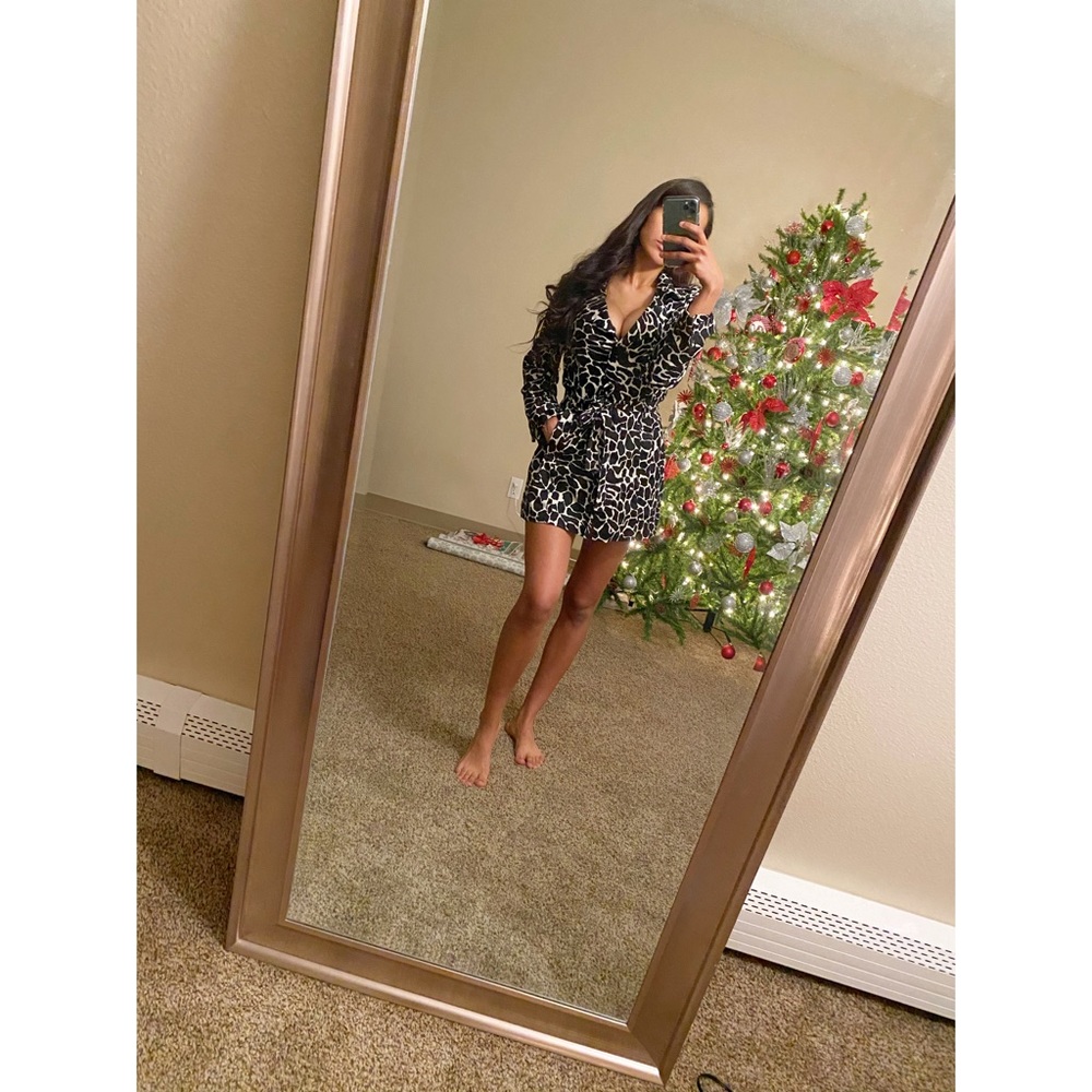Talie black and white coat